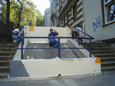 Bild zum Artikel: Treppe erstrahlt in neuem Glanz