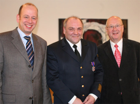 Bild zum Artikel: Hohe Auszeichnung fr Hagens 1. Feuerwehrmann