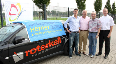 Bild zum Artikel: Sebastian Kehl, roterkeil.net und LGS-Hemer vereinbaren Partnerschaft