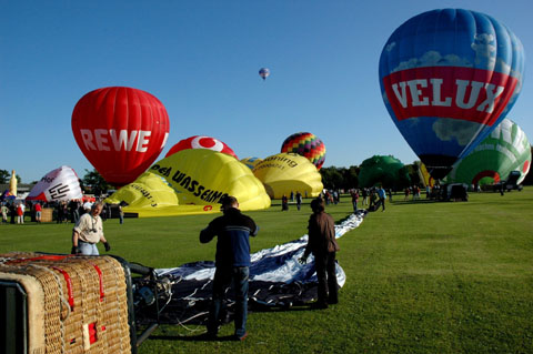 Bild zum Artikel: Ballonfahrten whrend der Landesgartenschau 2010