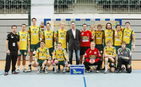 Bild zum Artikel: SPORTCO stellt neue Handballtore fr die Ischelandhalle zur Verfgung